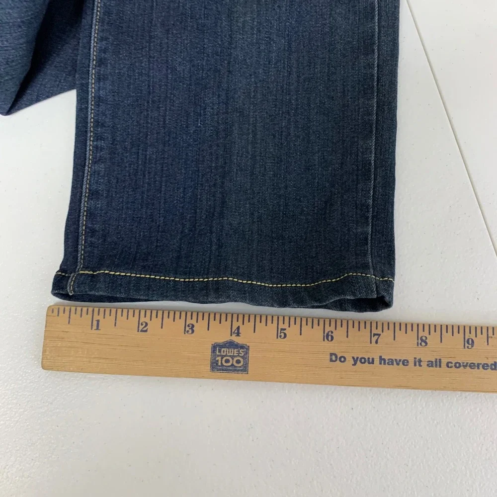 PAIGE Hoxton Straight Jeans Womens 32x30‎ Nottingham Dark Blue High Rise Stretch